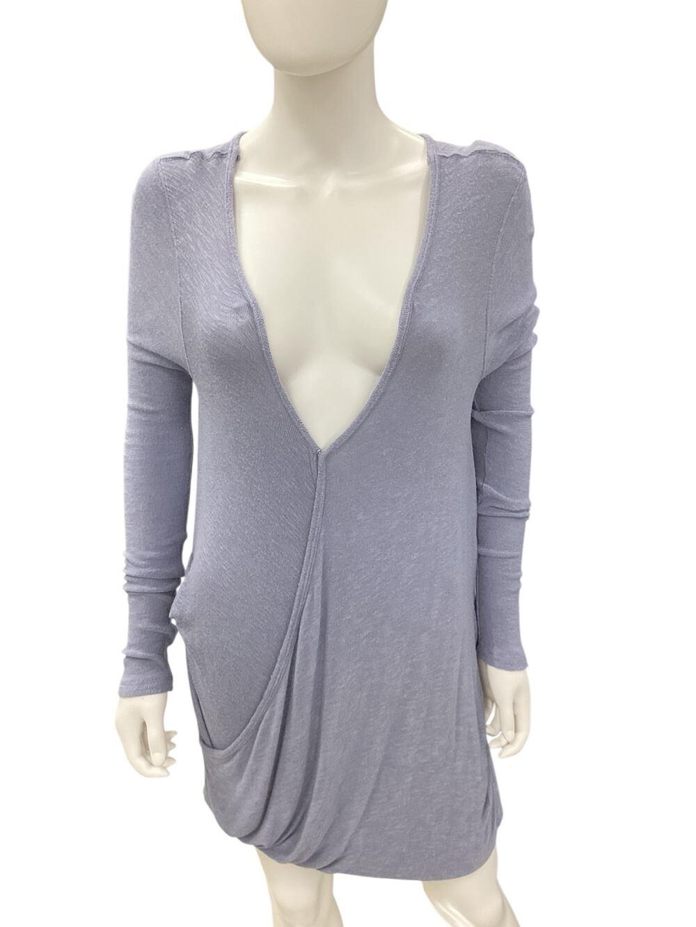 We The Free - Free People Tunic Women’s Size M Fine Knit Deep V-Neck Long Sleeve